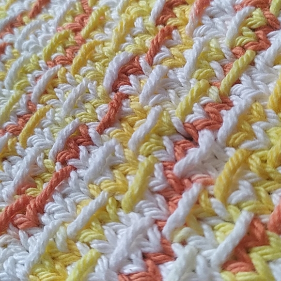 Hand Knit Baby Bib - Picture 4 of 5